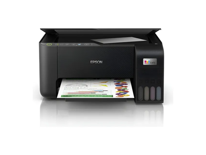 Impressora Multifuncional Cor Epson Ecotank L3250 Preto 127/220v